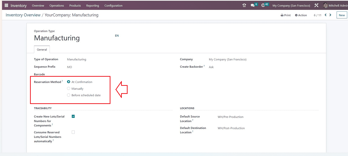 An Overview of Deciding reservation of products in Odoo 16 Inventory-cybrosys